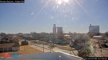 Weather camera view of Follett ISD.
