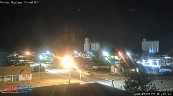 Weather camera view of Follett ISD.