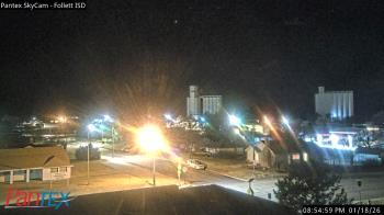 Weather camera view of Follett ISD.
