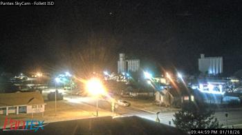 Weather camera view of Follett ISD.
