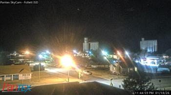 Weather camera view of Follett ISD.