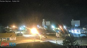 Weather camera view of Follett ISD.