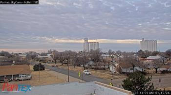 Weather camera view of Follett ISD.
