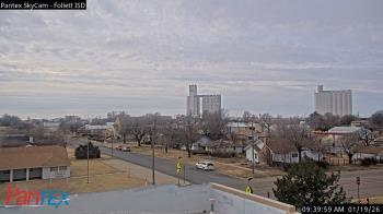 Weather camera view of Follett ISD.