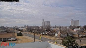 Weather camera view of Follett ISD.