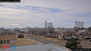 Weather camera view of Follett ISD.