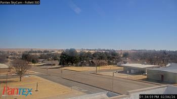 Weather camera view of Follett ISD.