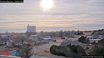 Weather camera view of Follett ISD.