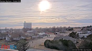 Weather camera view of Follett ISD.