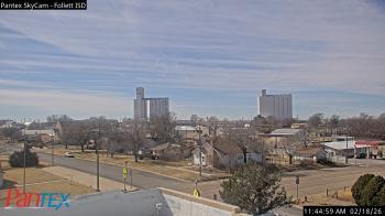Weather camera view of Follett ISD.