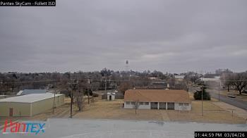 Weather camera view of Follett ISD.