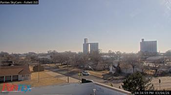 Weather camera view of Follett ISD.