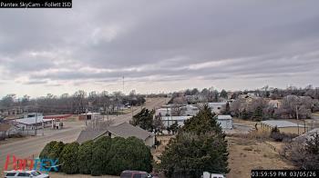 Weather camera view of Follett ISD.
