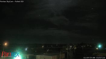 Weather camera view of Follett ISD.