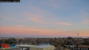 Weather camera view of Follett ISD.