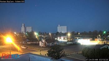 Weather camera view of Follett ISD.