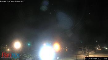 Weather camera view of Follett ISD.