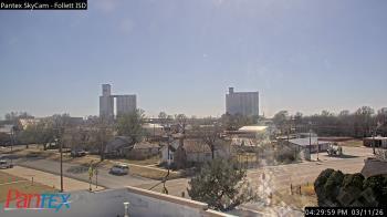 Weather camera view of Follett ISD.