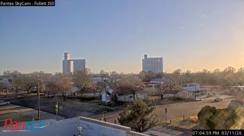 Weather camera view of Follett ISD.