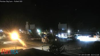 Weather camera view of Follett ISD.