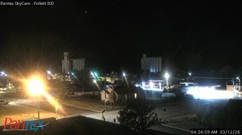 Weather camera view of Follett ISD.