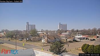 Weather camera view of Follett ISD.