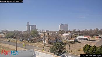 Weather camera view of Follett ISD.