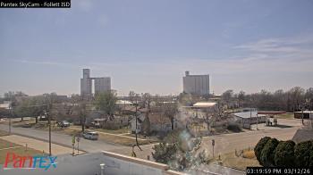Weather camera view of Follett ISD.