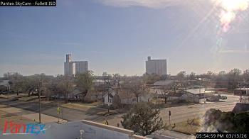 Weather camera view of Follett ISD.