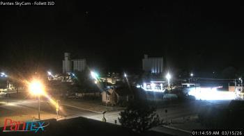 Weather camera view of Follett ISD.