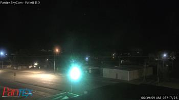 Weather camera view of Follett ISD.