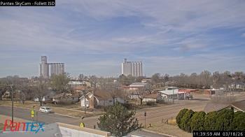 Weather camera view of Follett ISD.