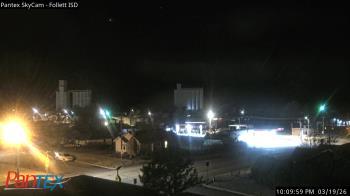 Weather camera view of Follett ISD.