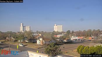 Weather camera view of Follett ISD.
