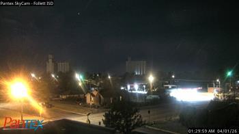Weather camera view of Follett ISD.