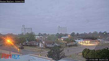 Weather camera view of Follett ISD.