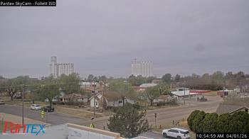 Weather camera view of Follett ISD.