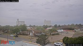 Weather camera view of Follett ISD.