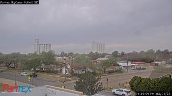 Weather camera view of Follett ISD.