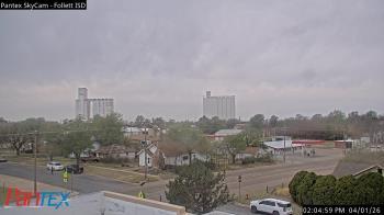 Weather camera view of Follett ISD.