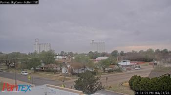 Weather camera view of Follett ISD.