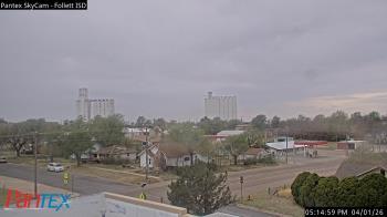 Weather camera view of Follett ISD.