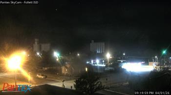 Weather camera view of Follett ISD.