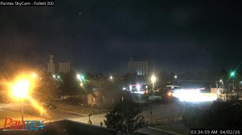 Weather camera view of Follett ISD.