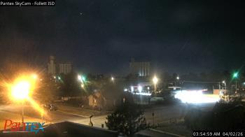Weather camera view of Follett ISD.