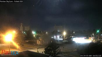 Weather camera view of Follett ISD.