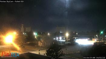Weather camera view of Follett ISD.