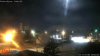 Weather camera view of Follett ISD.