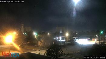 Weather camera view of Follett ISD.