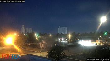 Weather camera view of Follett ISD.